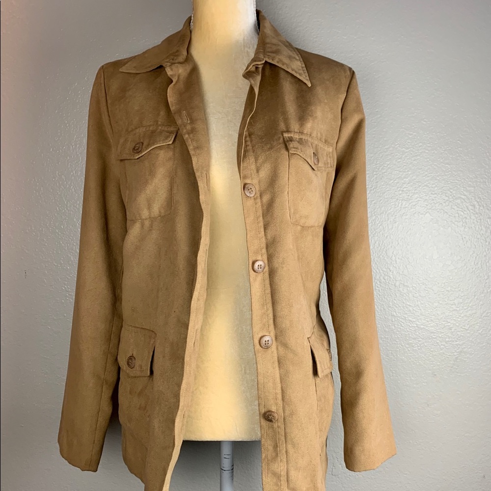 FUDA New York Faux Suede Jacket M